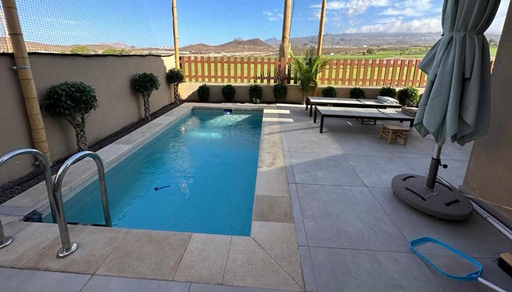 Golf Tenerife South XX Wheel Accessible Shower XX Free Wifi XX Private Pool 30 Degrees XX Two Terraces 30M2X60M2 Xxfree Parking XX Mountain View XX Flatscreen 65 Inch XX San Miguel de Abona Exterior foto